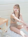 画像27: 【ビキニ】【水着】フリルショルダービキニ/ハイウエスト/無地/シンプル[YMT] (27)
