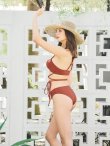 画像9: 【ビキニ】【水着】テラコッタ/ヘルシーホルタービキニ[YMT] (9)
