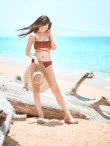 画像8: 【ビキニ】【水着】テラコッタ/ヘルシーホルタービキニ[YMT] (8)