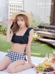 画像11: 【ビキニ】【水着】ギンガムフリルビキニ[M190-SW-23PY][YMT] (11)