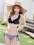 画像26: 【ビキニ】【水着】フリルx千鳥ビキニ[YMT] (26)