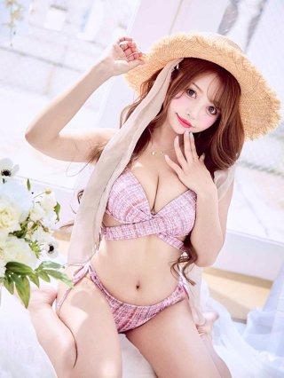 Sugar チュールリボンビキニ ピンク 23' ピンク水着コレクション！ - sugar