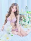 画像15: 【即日発送】【ビキニ】【水着】ツイードプリント バッククロスリボン クロスビキニ 2点セット[YMT] (15)