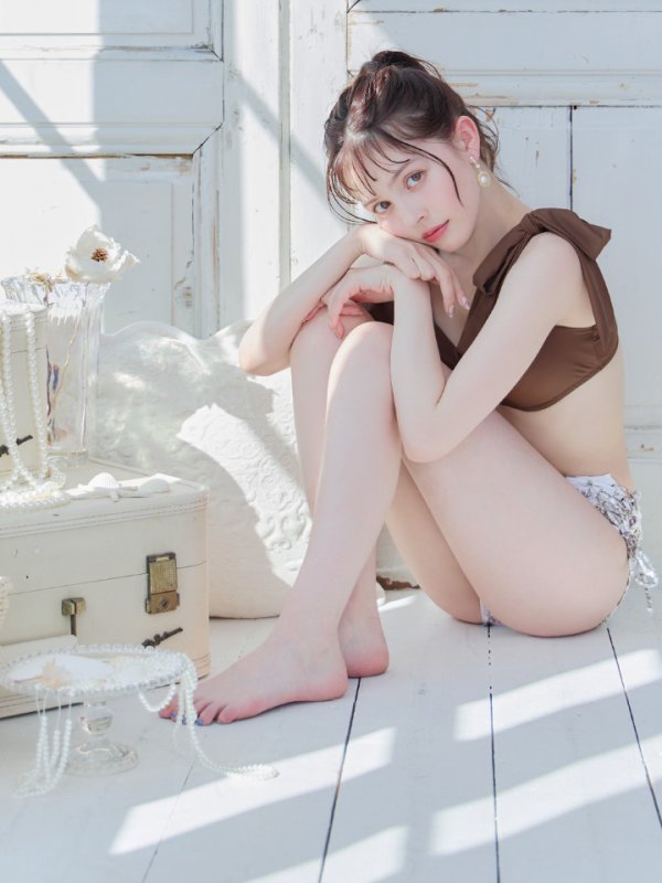 画像19: 【即日発送】【水着セール】【ビキニ】【水着】トワルドジュイ柄 / ショルダーリボンビキニ[YMT][M194-HS-23NN] (19)