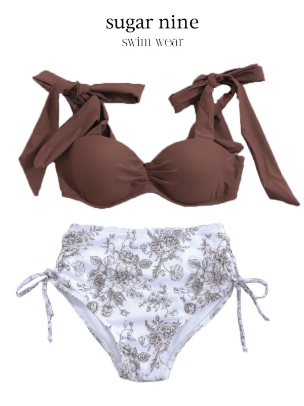 画像39: 【即日発送】【水着セール】【ビキニ】【水着】トワルドジュイ柄 / ショルダーリボンビキニ（MG-K018）[YMT] (39)