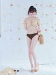 画像7: 【ビキニ】【水着】オフショルビキニ /無地/シャーリング/ニット/2点セット[YMT] (7)
