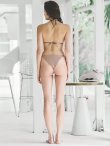 画像12: 【ビキニ】【水着】トライアングルヘルシー ニットビキニ[YMT] (12)