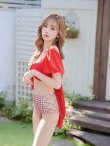 画像17: 【ビキニ】【水着】パフスリーブ2wayビキニ[M200-SW-23PY][YMT] (17)
