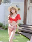 画像3: 【ビキニ】【水着】パフスリーブ2wayビキニ[M200-SW-23PY][YMT] (3)