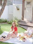 画像7: 【ビキニ】【水着】パフスリーブ2wayビキニ[M200-SW-23PY][YMT] (7)