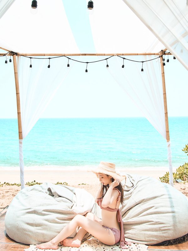 画像9: 【即日発送】【ビキニ】【水着】ニュアンス花柄フリル水着(MG-SN003)[YMT] (9)