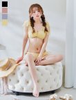 画像5: 【ビキニ】【水着】チュールリボン バストアップ ビキニ 2点セット[YMT]【一部予約 / 5月下旬-6月中旬発送予定】 (5)