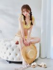 画像23: 【ビキニ】【水着】チュールリボン バストアップ ビキニ 2点セット[YMT]【一部予約 / 5月下旬-6月中旬発送予定】 (23)