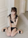 画像10: 【ビキニ】【水着】チュールリボン バストアップ ビキニ 2点セット[YMT]【一部予約 / 5月下旬-6月中旬発送予定】 (10)