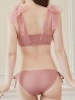 画像21: 【ビキニ】【水着】チュールリボン バストアップ ビキニ 2点セット[YMT]【一部予約 / 5月下旬-6月中旬発送予定】 (21)