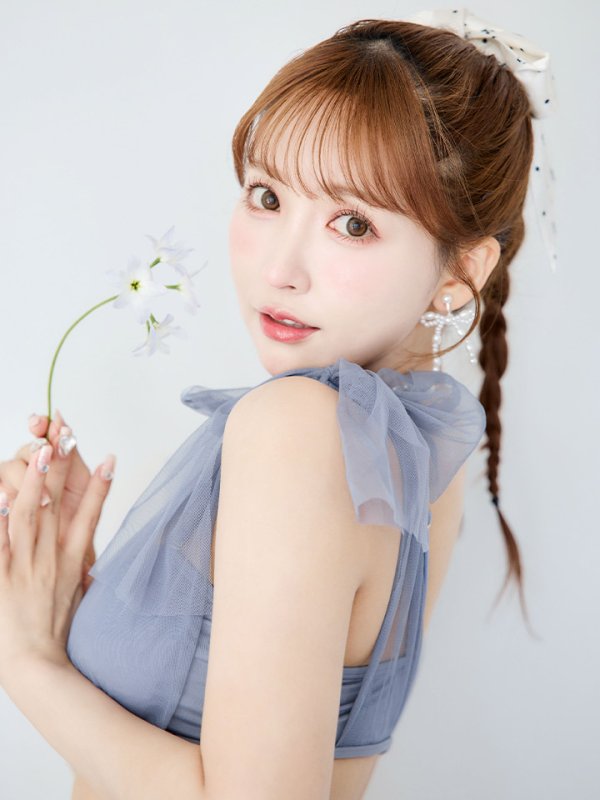 画像20: 【ノベルティ対象】【ビキニ】【水着】チュールリボン バストアップ ビキニ 2点セット[YMT]【一部予約 / 6月上旬-6月中旬発送予定】 (20)