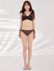 画像32: 【即日発送】【ビキニ】【水着】チュールリボン バストアップ ビキニ 2点セット[YMT] (32)
