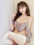 画像21: 【ビキニ】【水着】サイドリボンフリルビキニ(MG-SN003)（MG-B008）[YMT] (21)