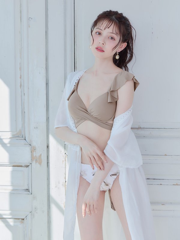 画像13: 【即日発送】【ビキニ】【水着】クロスカットフリルビキニ[YMT][M212-HS-23NN] (13)