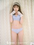 画像17: 【ビキニ】【水着】 ツイードプリント トライアングル ビキニ 2点セット[YMT] (17)
