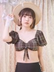 画像7: 【ビキニ】【水着】パフスリーブ2wayビキニ[M214-SW-23PY][YMT] (7)