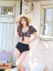 画像19: 【ビキニ】【水着】パフスリーブ2wayビキニ[M214-SW-23PY][YMT] (19)