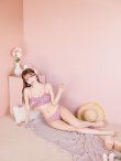画像12: 【ビキニ】【水着】2WAYツイード柄ビッグリボンビキニ 2点セット[YMT] (12)