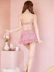 画像21: 【ビキニ】【水着】2WAYツイード柄ビッグリボンビキニ 2点セット[YMT] (21)