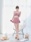 画像31: 【ビキニ】【水着】2WAYツイード柄ビッグリボンビキニ 2点セット[YMT] (31)