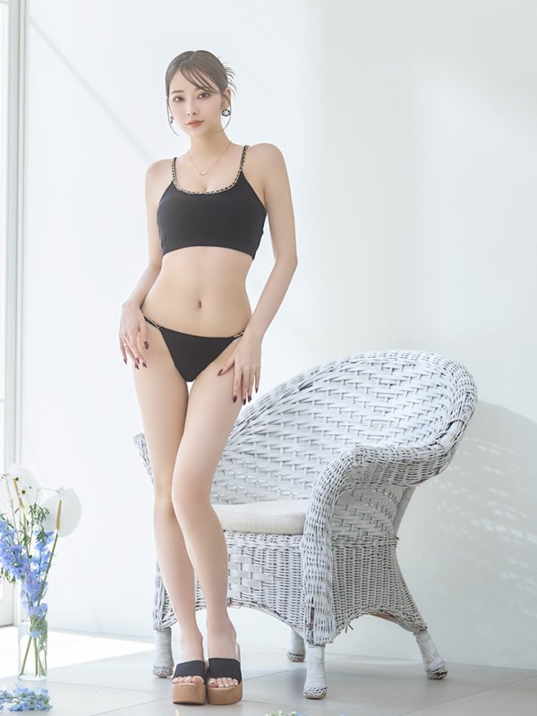 画像15: 【即日発送】【ビキニ】【水着】ヘルシーシンプルビキニ 2点セット[YMT] (15)