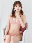 画像37: 【即日発送！】【ビキニ】【水着】ワッフル生地シンプルトライアングルビキニ  2点セット[YMT] (37)