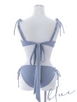 画像37: 【予約商品/6月下旬発送予定】【ビキニ】【水着】ショルダー紐シンプルビキニ 2点セット[YMT] (37)