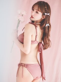 ショルダー紐シンプルビキニ
