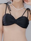 画像16: 【予約商品/6月下旬発送予定】【ビキニ】ショルダー紐リボンシンプルビキニ 2点セット【水着】[YMT] (16)