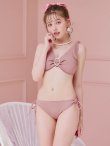 画像12: 【即日発送！】【ビキニ】【水着】肩リボンラウンドパールビキニ 2点セット[YMT] (12)