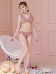 画像9: 【即日発送！】【ビキニ】【水着】肩リボンラウンドパールビキニ 2点セット[YMT] (9)