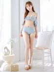 画像35: 【ビキニ】【水着】ハイウエストビッグラメリボン&ビジューキャミソールビキニ 2点セット【予約 / 7月下旬発送予定】[YMT] (35)