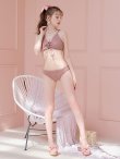 画像14: 【即日発送!】【ビキニ】【水着】レースアップトライアングルビキニ 2点セット[YMT] (14)