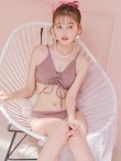 画像16: 【即日発送!】【ビキニ】【水着】レースアップトライアングルビキニ 2点セット[YMT] (16)