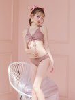 画像20: 【即日発送!】【ビキニ】【水着】レースアップトライアングルビキニ 2点セット[YMT] (20)