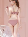 画像9: 【即日発送!】【ビキニ】【水着】レースアップトライアングルビキニ 2点セット[YMT] (9)