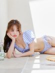 画像22: 【即日発送！】【ビキニ】【水着】ギンガムチェックパフスリビキニ 2点セット[YMT] (22)
