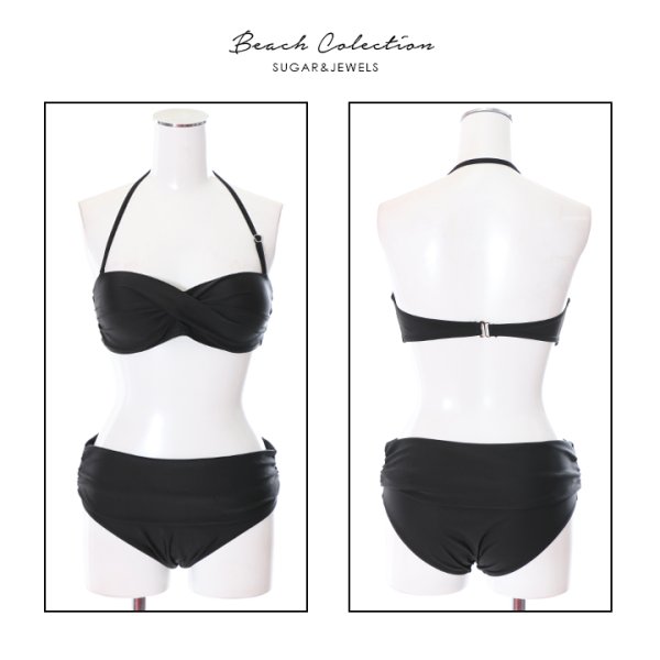 画像23: 【即日発送】【水着セール】【ビキニ】【水着】ベーシックバンドゥホルタービキニ [YMT] (23)