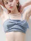 画像19: 【即日発送！】【ビキニ】【水着】ワッフル生地ビッグリボンビキニ 4点セット[YMT] (19)