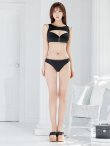 画像10: 【即日発送！】【ビキニ】【水着】バストオープン＆ジップチェーンビキニ 2点セット[YMT] (10)