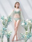 画像18: 【即日発送！】【ビキニ】【水着】ふんわりシアー長袖ビキニ 2点セット[YMT] (18)