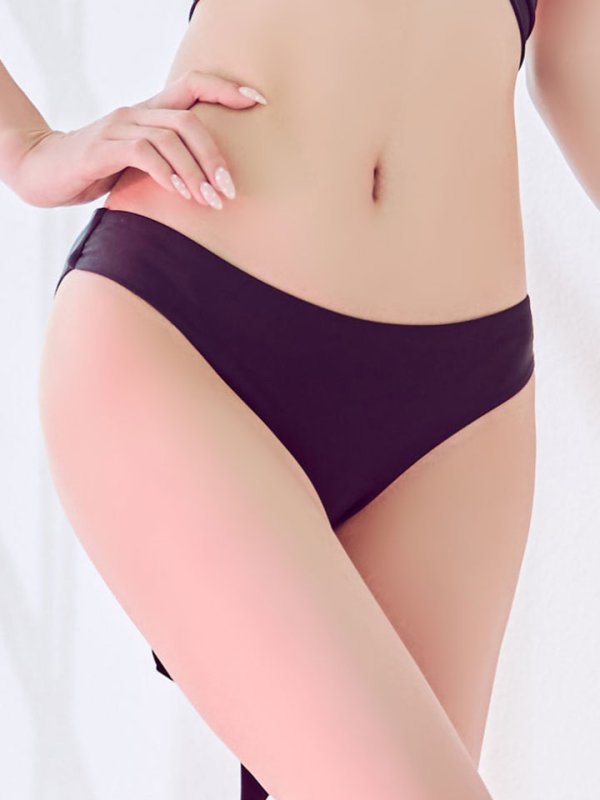 画像28: 【即日発送】【ビキニ】【水着】バッククロスリボンワンカラービキニ 2点セット [YMT] (28)