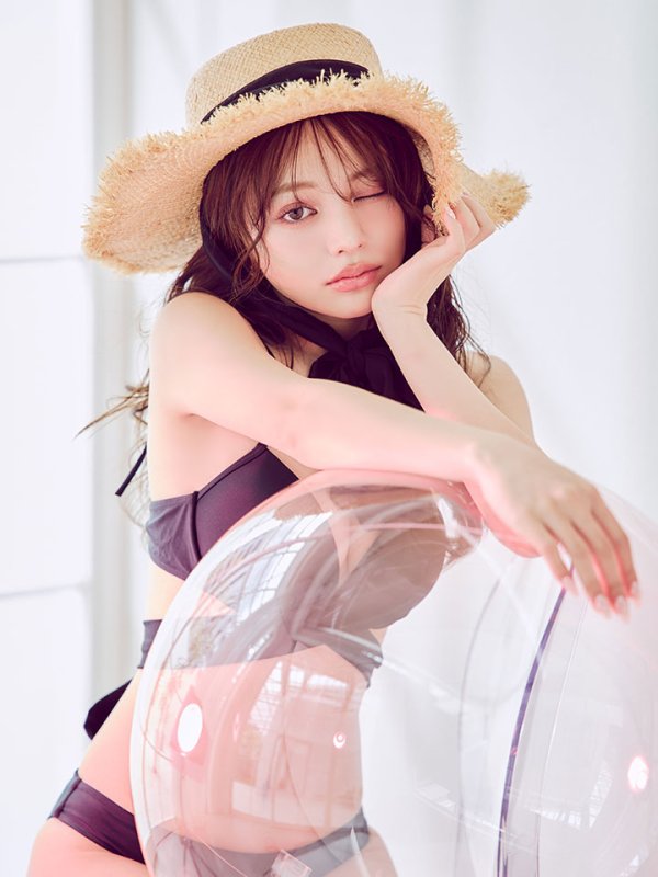 画像17: 【即日発送】【ビキニ】【水着】バッククロスリボンワンカラービキニ 2点セット [YMT] (17)