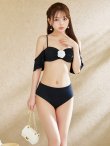 画像5: 【予約 / 6月下旬発送予定】【ビキニ】【水着】カメリアフラワービキニ 2点セット [YMT] (5)