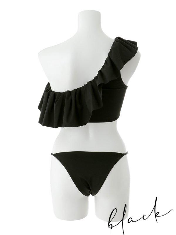 画像29: 【即日発送】【ビキニ】【水着】ワンショルフリルビキニ 2点セット [YMT] (29)